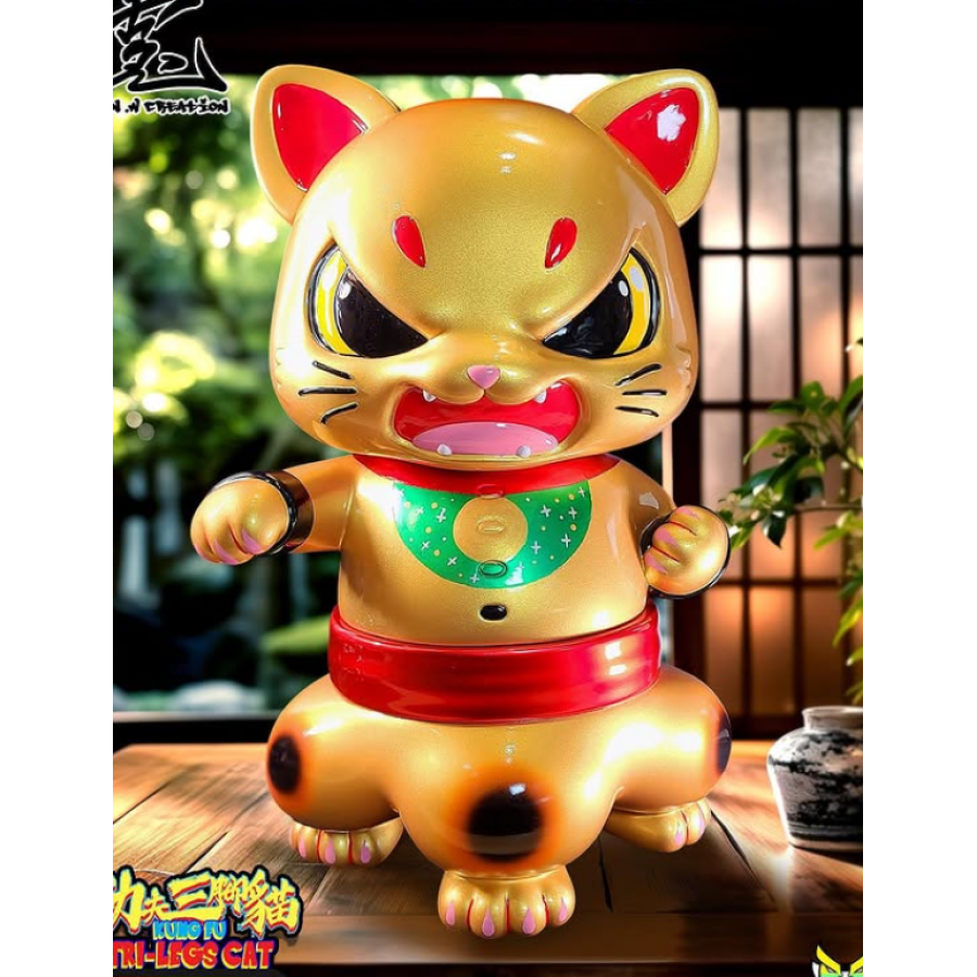 功夫三腳貓 XL 金招財